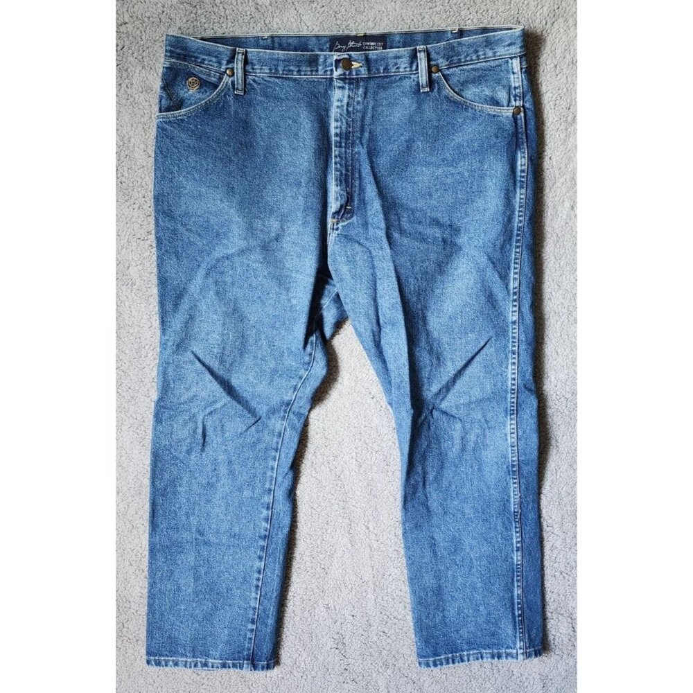 Wrangler George Strait Cowboy Cut Collection Blue Denim Jeans‎ Size 42 x 30